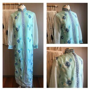 Vintage 1960s Hawaiian Dress Alfred Shaheen
